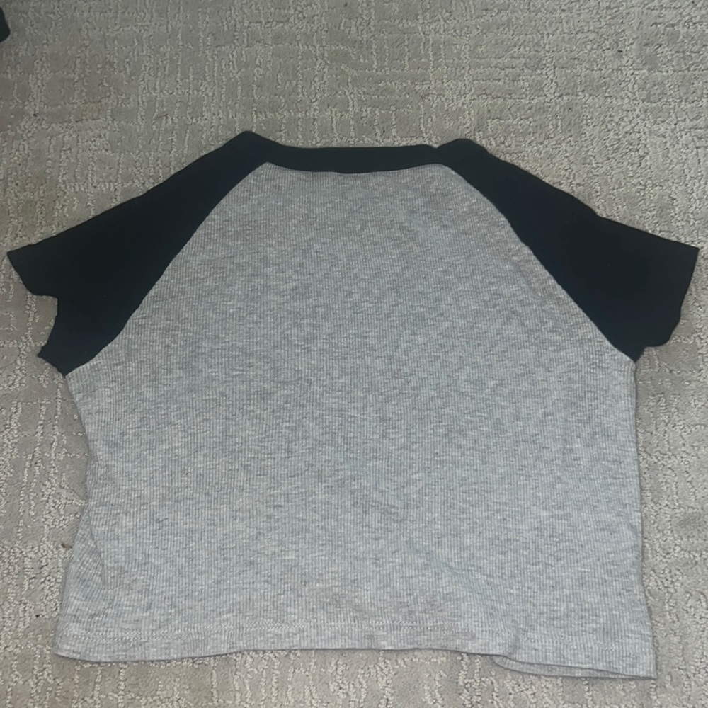 Black/grey basic brandy tee - Picture 2 of 2
